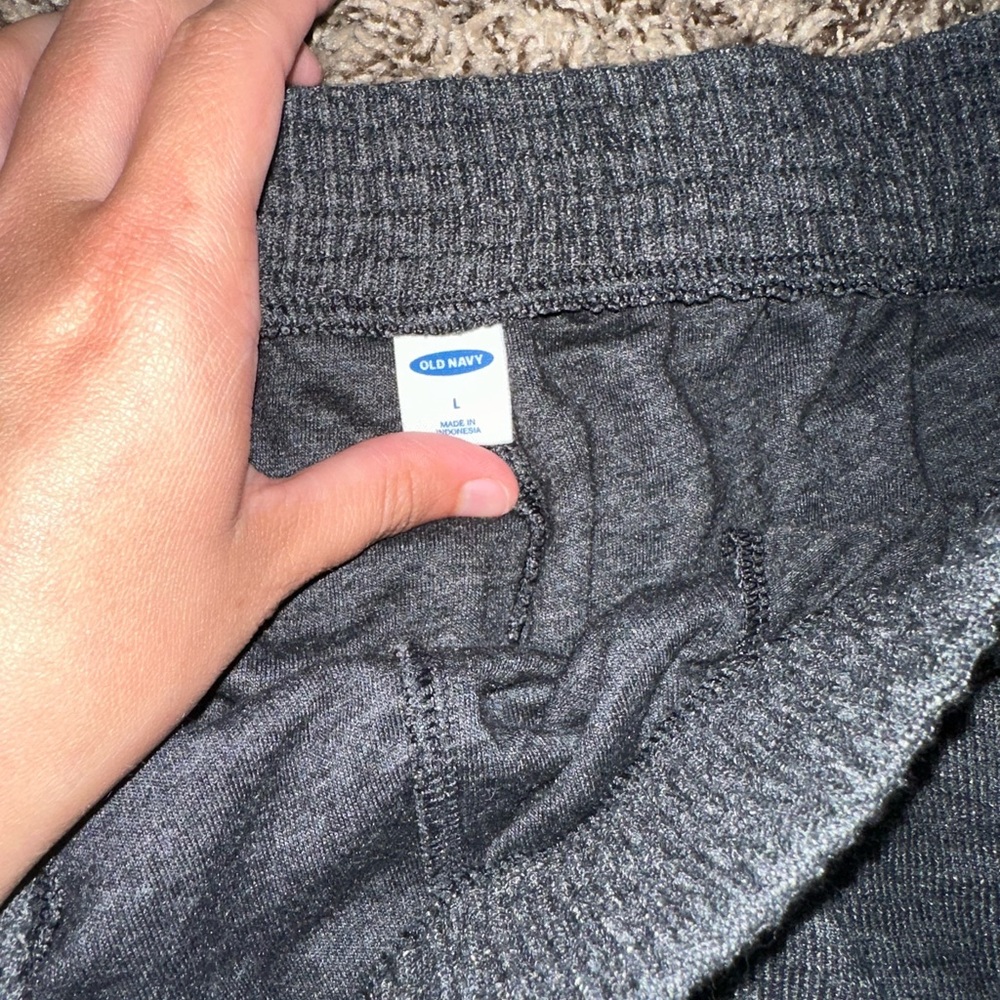 Women's Gray Knit Shorts - Picture 2 of 2